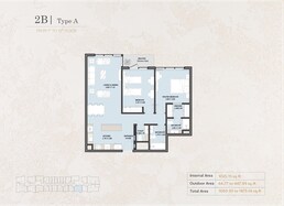 2 Beds 1473 Sq. Ft. Apartment in Reportage Verdana Empire