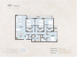 4 Beds 2370 Sq. Ft. Apartment in Reportage Verdana Empire