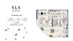 Roya SLS Residences The Palm 2 Beds Layout