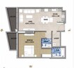Royal Pearls 1 Bed Layout