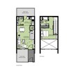 Rukan 2 Lofts 1 Bed Layout