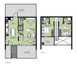 2 Beds 1732 Sq. Ft. Townhouse in Rukan 2 Lofts