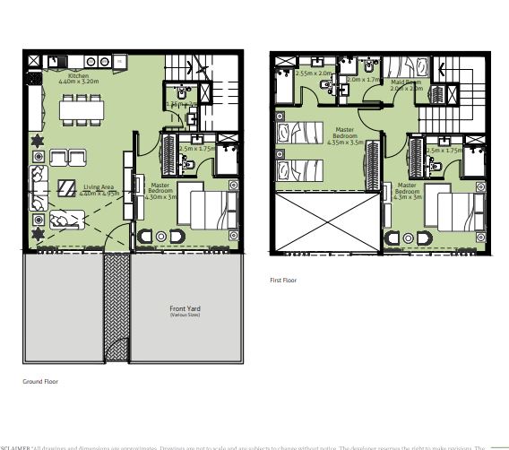 Rukan 2 Lofts 3 Beds Layout