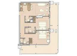 2 Beds 1118 Sq. Ft. Apartment in S And S Lume Residences