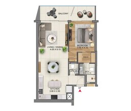 1 Bed 1015 Sq. Ft. Apartment in Saba Marriott Residences