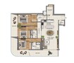 Saba Marriott Residences 3 Beds Layout