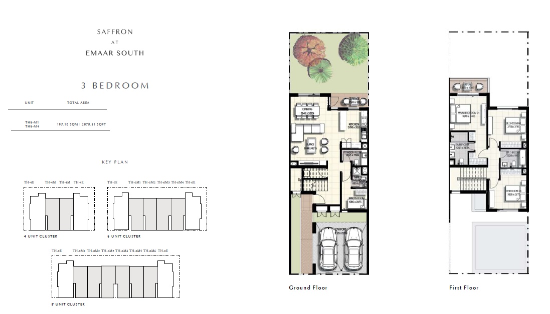 3 Beds 2079 Sq. Ft. Townhouse in Saffron
