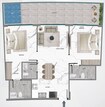 Samana Barari Heights 2 Beds Layout