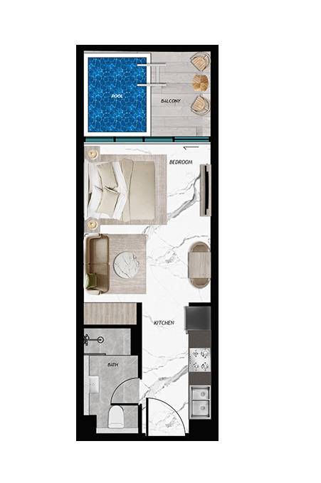 Samana Barari Views Studio Layout