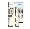 Samana Ibiza 1 Bed Layout