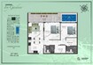 Samana Ivy Gardens 2 Beds Layout