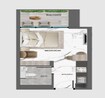 Samana Manhattan 2 Studio Layout