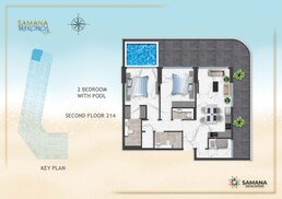 2 Beds 1562 Sq. Ft. Apartment in Samana Mykonos Signature