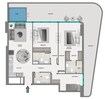 Samana Parkville 2 Beds Layout