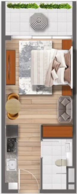 377 Sq. Ft. Studio in Samana Santorini