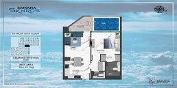 1 Bed 795 Sq. Ft. Apartment in Samana Skyros