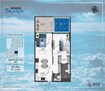 Samana Skyros 1 Bed Layout