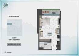 437 Sq. Ft. Studio in Samana Waves Residences Phase 2