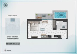 484 Sq. Ft. Studio in Samana Waves Residences Phase 2