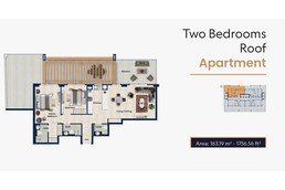 2 Beds 1757 Sq. Ft. Apartment in Samha Residence 2