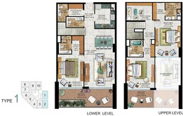 3 Beds 3497 Sq. Ft. Apartment in SASD Sunshine Residences