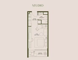 377 Sq. Ft. Studio in Segrex Olivia Gardens Residence