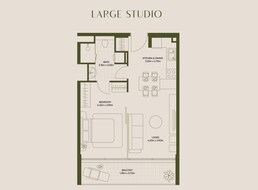 568 Sq. Ft. Studio in Segrex Olivia Gardens Residence