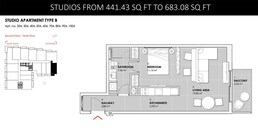 683 Sq. Ft. Studio in Segrex Stonehenge Residence