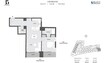 Select 15 Northside Apartments 1 Bed Layout