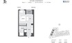 Select 15 Northside Apartments Studio Layout