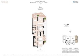 3 Beds 1988 Sq. Ft. Apartment in Select Artistry Two Residences