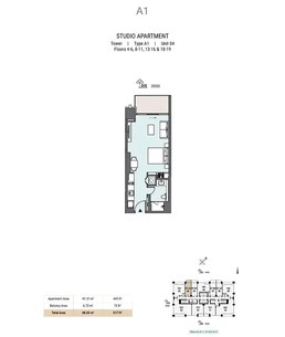 517 Sq. Ft. Studio in Select Peninsula Five The Signature Collection