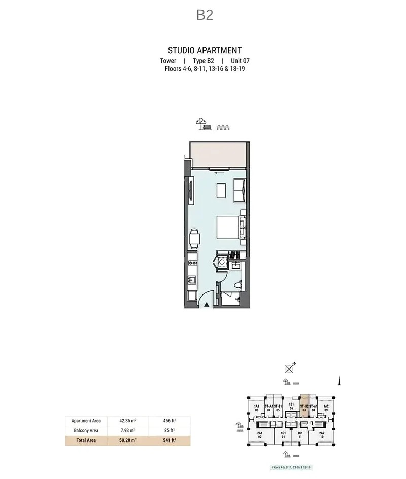 Select Peninsula Five The Signature Collection Studio Layout