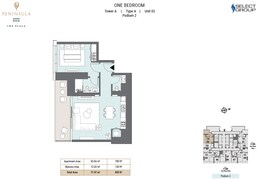 1 Bed 830 Sq. Ft. Apartment in Select Peninsula Four Apartments