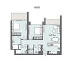 Select Peninsula One 2 Beds Layout