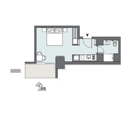 410 Sq. Ft. Studio in Select Peninsula One