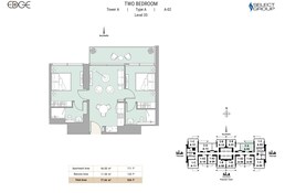2 Beds 836 Sq. Ft. Apartment in Select The Edge
