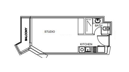 Seven Residences Studio Layout