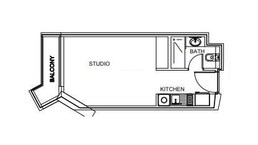 713 Sq. Ft. Studio in Seven Residences
