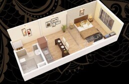 489 Sq. Ft. Studio in Shaikhani Gardenia Residency