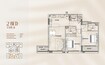 Sikanta Myra Residences 2 Beds Layout