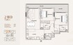 Sikanta Myra Residences 2 Beds Layout