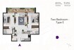 Siroya Amethyst 2 Beds Layout