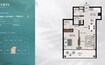 Sky Avion Residence 1 Bed Layout