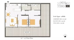 2 Beds 1146 Sq. Ft. Apartment in Skyland Ashwood Residences