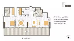 2 Beds 1775 Sq. Ft. Apartment in Skyland Ashwood Residences