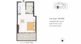 368 Sq. Ft. Studio in Skyland Ashwood Residences