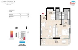 1 Bed 849 Sq. Ft. Apartment in Skyline Avant Garde Residences