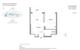 1 Bed 495 Sq. Ft. Apartment in Sobha 340 Riverside Crescent