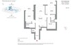 Sobha 340 Riverside Crescent 2 Beds Layout